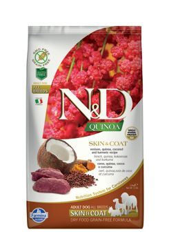 N & D Quinoa DOG Skin & Coat Venison & Coconut 2,5g