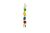 Karlie Hračka pre vtáky drevená farebná so zvončekom 20cm