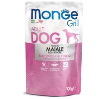 MONGE GRILL kapsička s bravčovým mäsom pre psov 100 g