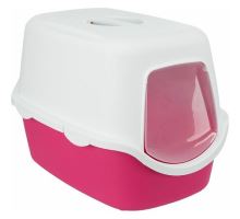 WC VICO kryté s dvierkami, bez filtra 56 x 40 x 40 cm, ružová / biela