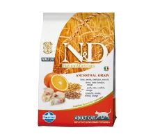 N&D Low Grain CAT Adult Codfish & Orange 2 balenia 10kg