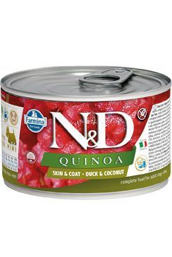 N & D DOG quinoa Adult Duck & Coconut Mini 140g