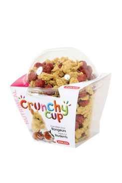 Pochúťka CRUNCHYCUP mrkva / repa pre hlodavce 130g