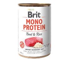 Brit Dog konz Mono Proteín Beef &amp; Brown Rice 400g
