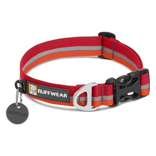 Ruffwear obojok pre psov Crag collar, červený, veľkosť 51 - 66cm