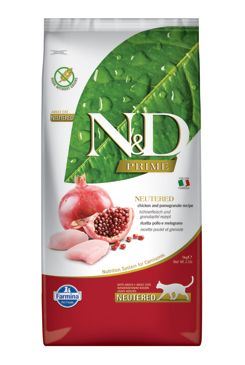 N & D PRIME CAT Neutered Chicken & Pomegranate 5kg