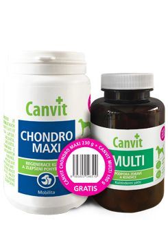 Canvit Chondro Maxi 230g + Canvit Multi pre psy 100g