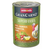 GranCarno Superfoods morka, mangold, šípky, ľanový olej 400 g pre psov