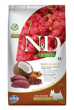 N & D Quinoa DOG Skin & Coat Venison & Coconut Mini 2,5g