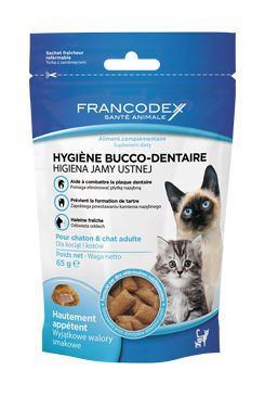 Francodex Pochúťka Breath Dental mačka 60g