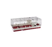 Klec KROLIK 140 s výbavou 142x60x50cm králík bordó  FP