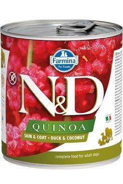 N & D DOG quinoa Adult Duck & Coconut 285g
