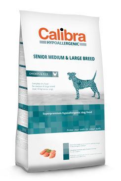 Calibra Dog HA Senior Medium & Large Chicken 2 balení 14kg