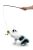 Karlie Hračka škádlítko pre mačky s krtkom vydávajúce zvuk a Catnipom 50cm