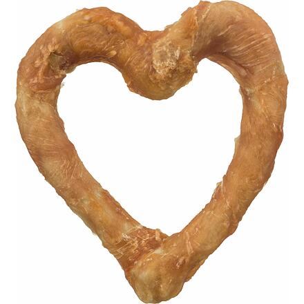 Denta Fun Chicken Heart, srdce z byvolej kože balenej kuracím mäsom 14cm, 125g