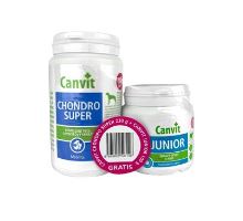 Canvit Chondro Super 230g + Canvit Junior pre psov 100g