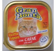 Gran Bonta paštéta s hovädzím mäsom pre mačky 100g