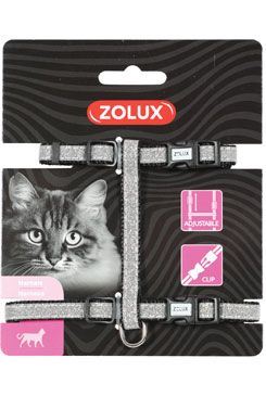 Postroj mačka SHINY nylon čierny Zolux