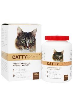 Catty Care Probiotiká pre mačky a mačiatka plv 100g