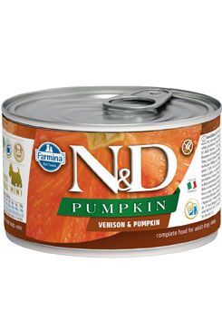 N & D DOG PUMPKIN Adult Venison & Pumpkin Mini 140g