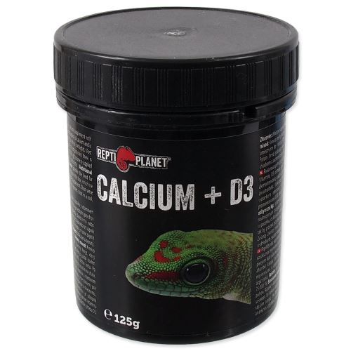 Reptať PLANET krmivo doplnkové Calcium + D3 125g