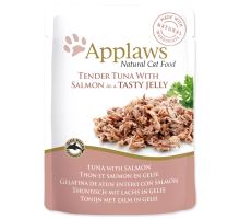 Applaws cat pouch tona wholemeat with salmon in jelly 70g kapsička