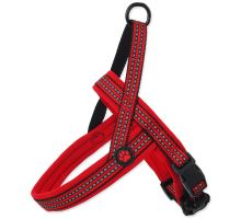 Postroj ACTIVE DOG Neoprene červený S 1ks