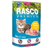 Rasco Premium Cat Kibbles Kitten, kuracie mäso, blueberries 400g