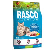 Rasco Premium Cat Kibbles Sterilized, Tuna, Cranberries, Nasturtium