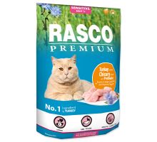 Rasco Premium Cat Kibbles Sensitive, Turkey, Chicory, Root Lactic acid bacteria 400g