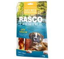 Pochúťka RASCO Premium 3 tyčinky bůvolí obalené kačacím mäsom 140g