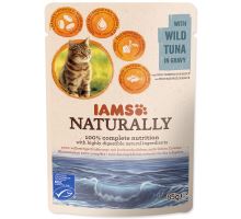 IAMS Cat Naturally with Wild Tuna in Gravy 85g