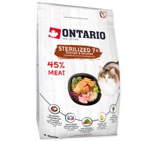 ONTARIO Cat Sterilised 7+ 0,4kg