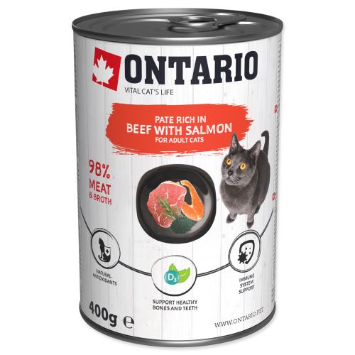 ONTARIO Beef with Losos flavoured with Spirulina 400g