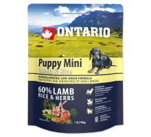 ONTARIO Puppy Mini Lamb &amp; Rice 0,75kg
