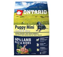 ONTARIO Puppy Mini Lamb &amp; Rice 2,25 kg