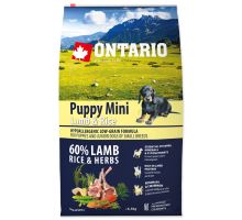 ONTARIO Puppy Mini Lamb &amp; Rice 6,5kg