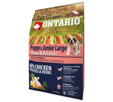 ONTARIO Puppy &amp; Junior Large Chicken &amp; Potatoes &amp; Herbs 2,25 kg