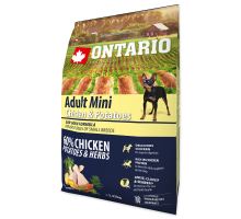 ONTARIO Dog Adult Mini Chicken &amp; Potatoes &amp; Herbs 2,25 kg