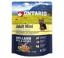 ONTARIO Adult Mini Lamb &amp; Rice 0,75kg