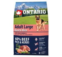 ONTARIO Adult Large Beef &amp; Rice 2,25 kg