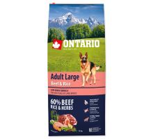ONTARIO Adult Large Beef &amp; Rice 12kg