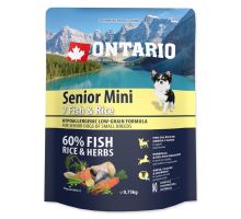 ONTARIO Senior Mini Fish &amp; Rice 0,75kg