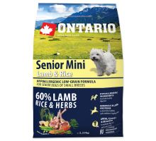 ONTARIO Senior Mini Lamb &amp; Rice 2,25 kg