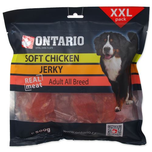 ONTARIO Snack Dog Soft Chicken Jerky 500g