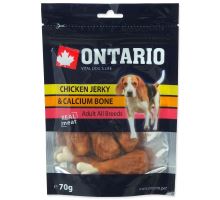 ONTARIO snack chicken jerky + calcium 70g
