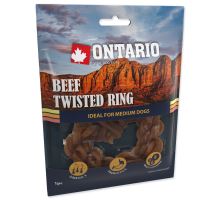 ONTARIO Snack Dog Rawhide Rings 8,75 cm 1ks