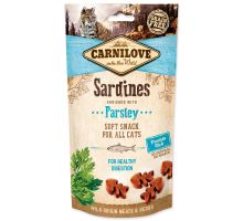 CARNILOVE Cat Semi Moist Snack Sardina Enriched with Parsley 50g