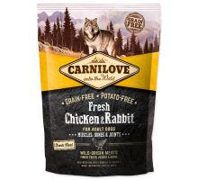 CARNILOVE Fresh Chicken &amp; Rabbit Muscles, Bones &amp; Joints for Adult dogs 1,5kg