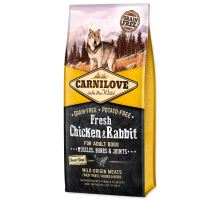 CARNILOVE Fresh Chicken &amp; Rabbit Muscles, Bones &amp; Joints for Adult dogs 12kg